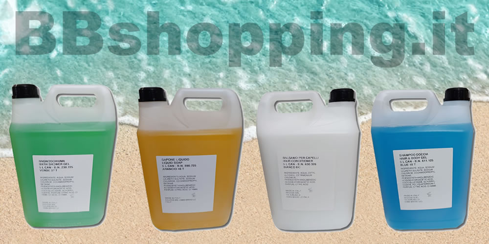 Kit cortesia Taniche 5L generiche