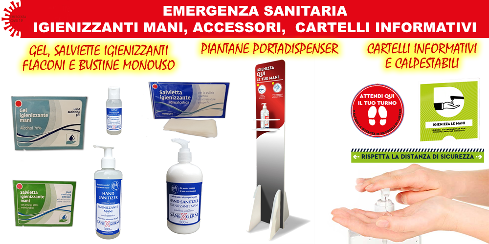 Kit cortesia Linea Igienizzante