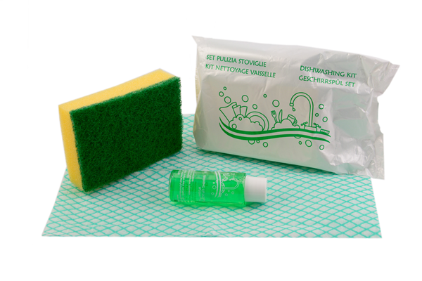 4 Spugnette Lavapiatti A Forma Di Gatto - Panni Scrubber Assorbiodo Per Piatti E Cucina (Blu, Verde, Rosa)