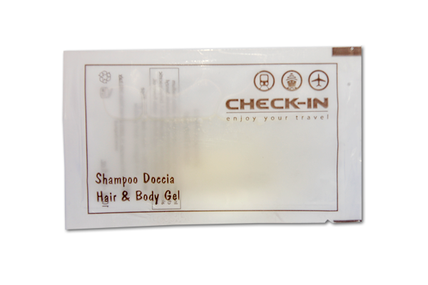 Bustine shampoo doccia 10 ml - Linea Check-in