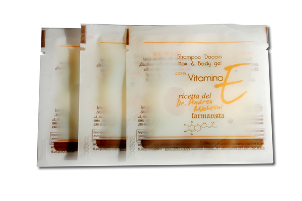 Bustine shampoo doccia 10 ml - Linea Vitaminica