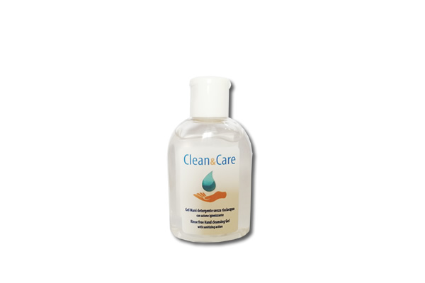 Flaconcino Gel Mani Clean&Care igienizzante senza risciacquo 60ml - Linea Igienizzante