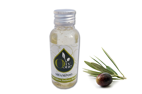 Flacone Shampoo 35 ml all'olio d'oliva italiano biologico - Linea OlivOne