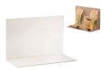 Supporto L plexiglass cm. 25x11,5x16  trasparente opaco  